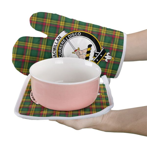 MacMillan Old Ancient Tartan Crest Oven Mitt And Pot Holder (2 Oven Mitts + 1 Pot Holder) Online Hot Sale - Image 2