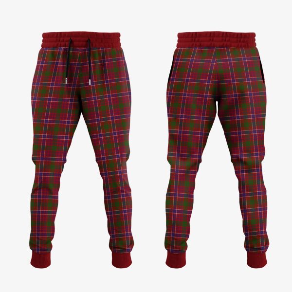 MacRae Red Tartan Crest Jogger Sweatpants Online - Image 2