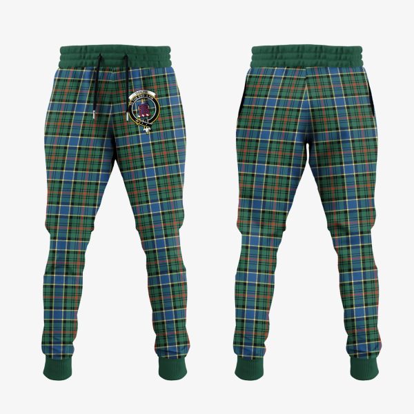 Ogilvie (Ogilvy) Hunting Ancient Tartan Crest Jogger Sweatpants on Sale