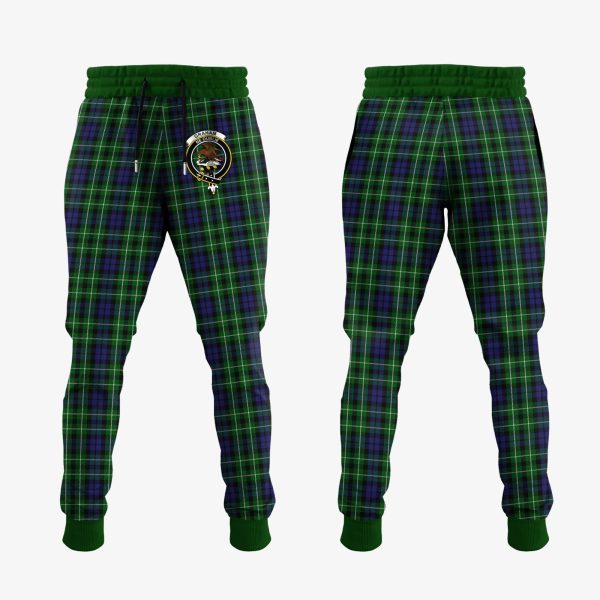 Graham Of Montrose Tartan Crest Jogger Sweatpants For Sale