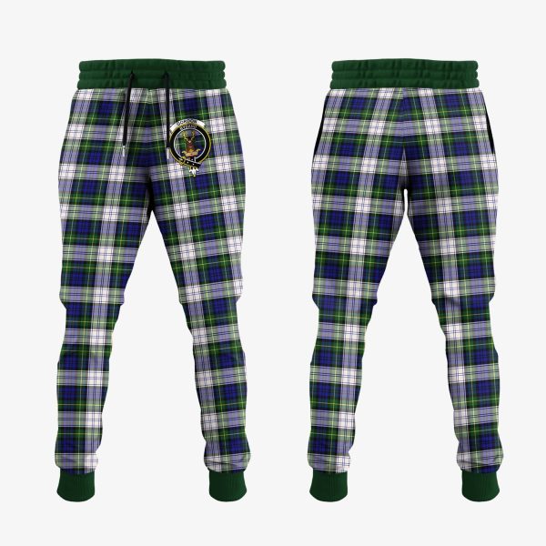 Gordon Dress Modern Tartan Crest Jogger Sweatpants Discount