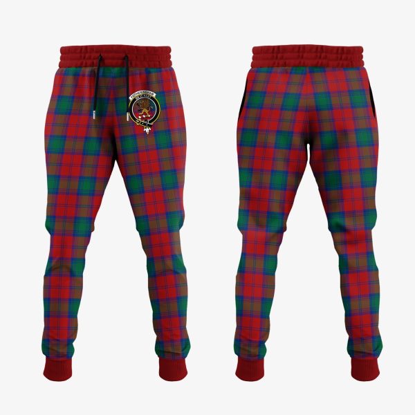 Fotheringham Modern Tartan Crest Jogger Sweatpants For Discount