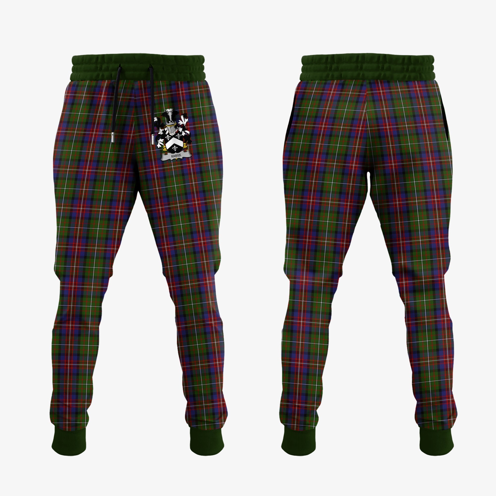Hargis Tartan Crest Jogger Sweatpants Sale