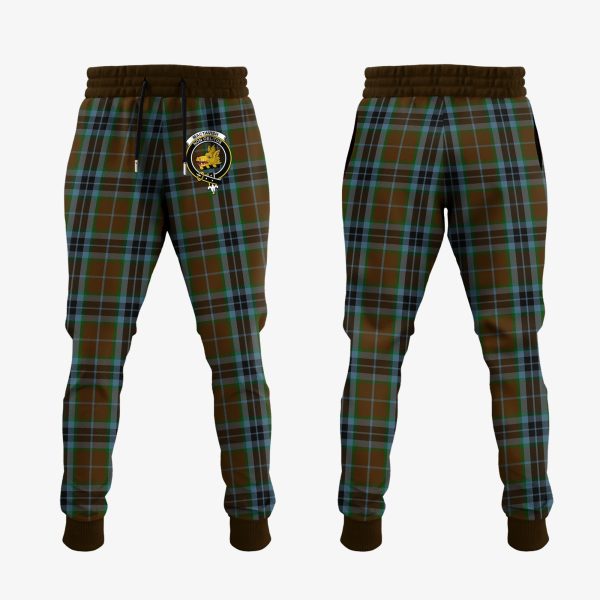 MacTavish Hunting Tartan Crest Jogger Sweatpants Sale