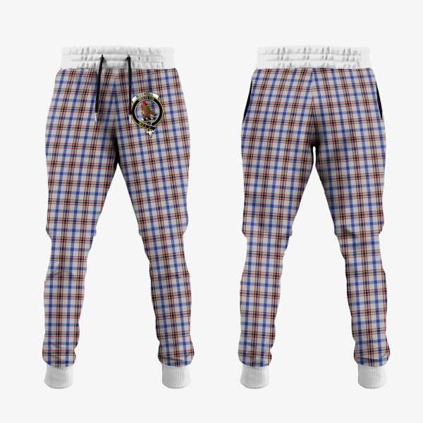 Boswell Tartan Crest Jogger Sweatpants Sale