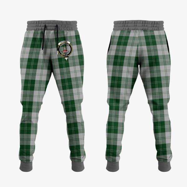 Erskine Green Tartan Crest Jogger Sweatpants Online Sale