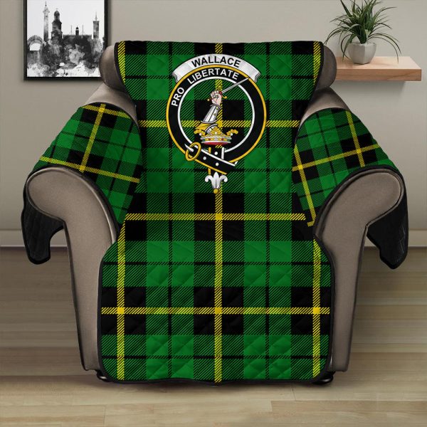 Wallace Hunting - Green Tartan Crest Sofa Protector Discount