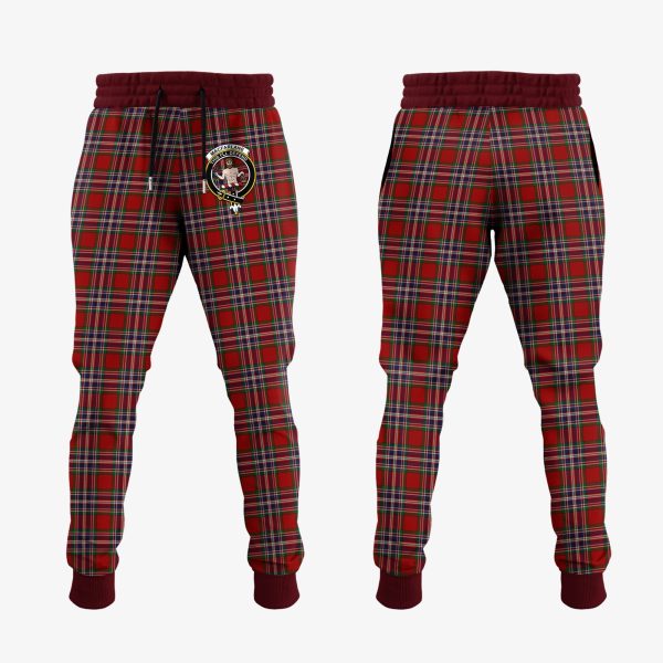 MacFarlane Red Tartan Crest Jogger Sweatpants Online