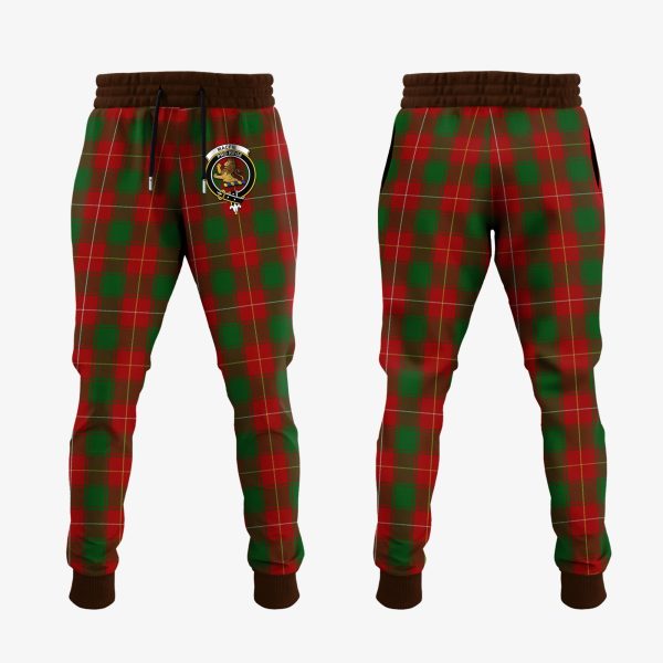 MacFie Tartan Crest Jogger Sweatpants Sale