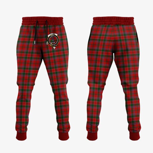 Dalziel Tartan Crest Jogger Sweatpants Cheap