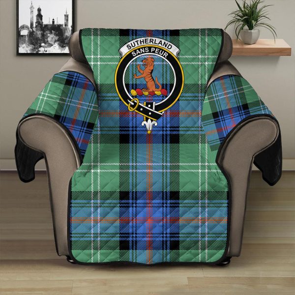 Sutherland Old Ancient Tartan Crest Sofa Protector Cheap