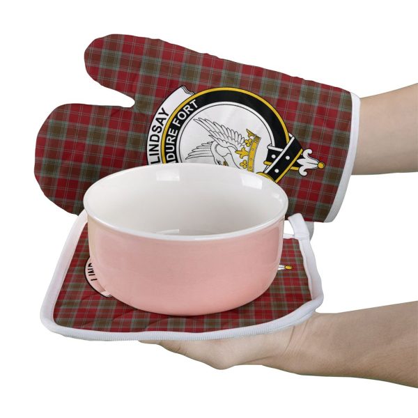 Lindsay Weathered Tartan Crest Oven Mitt And Pot Holder (2 Oven Mitts + 1 Pot Holder) Online now - Image 2