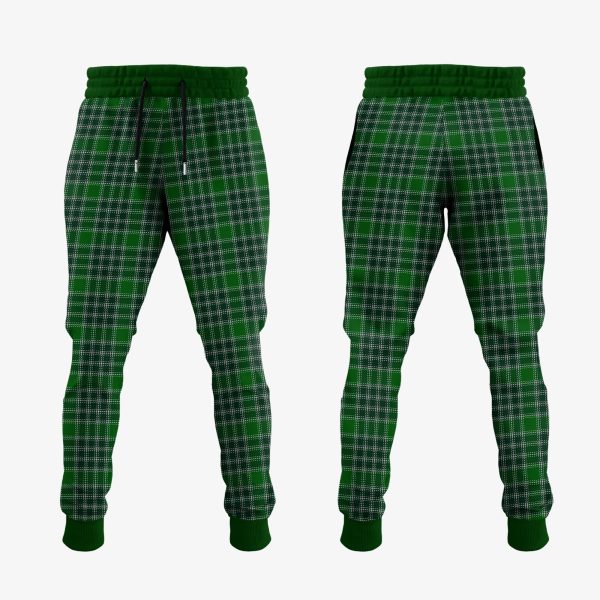 MacDonald Lord Of The Isles Hunting Tartan Crest Jogger Sweatpants Fashion - Image 2