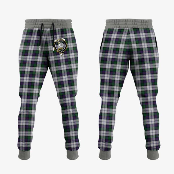 Campbell Of Cawdor Dress Tartan Crest Jogger Sweatpants Online now