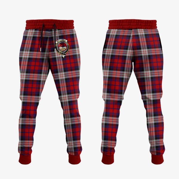 MacDonald Dress Irish Tartan Crest Jogger Sweatpants For Sale