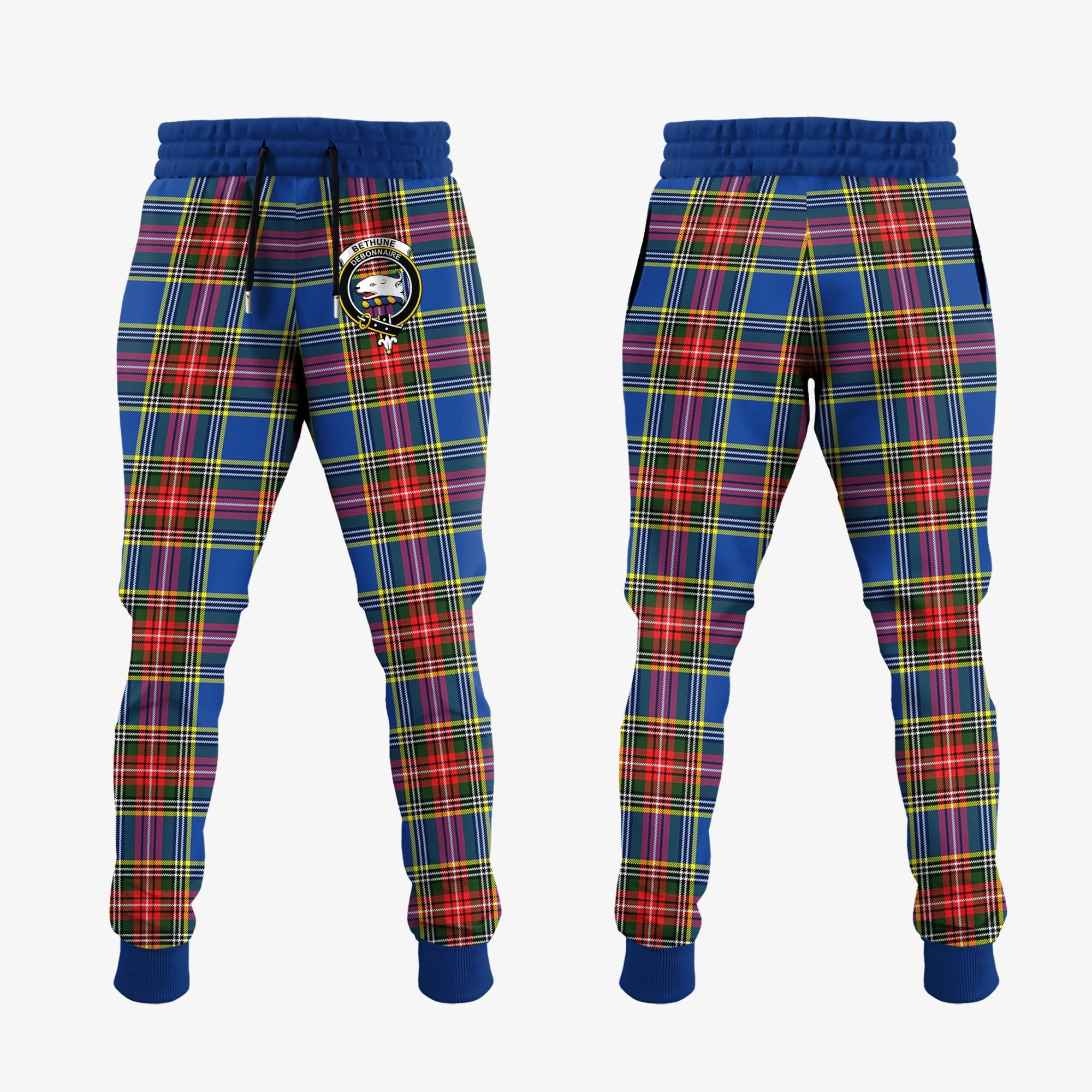 Bethune Tartan Crest Jogger Sweatpants Online Sale