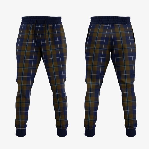 Douglas Brown Tartan Crest Jogger Sweatpants Online Sale - Image 2
