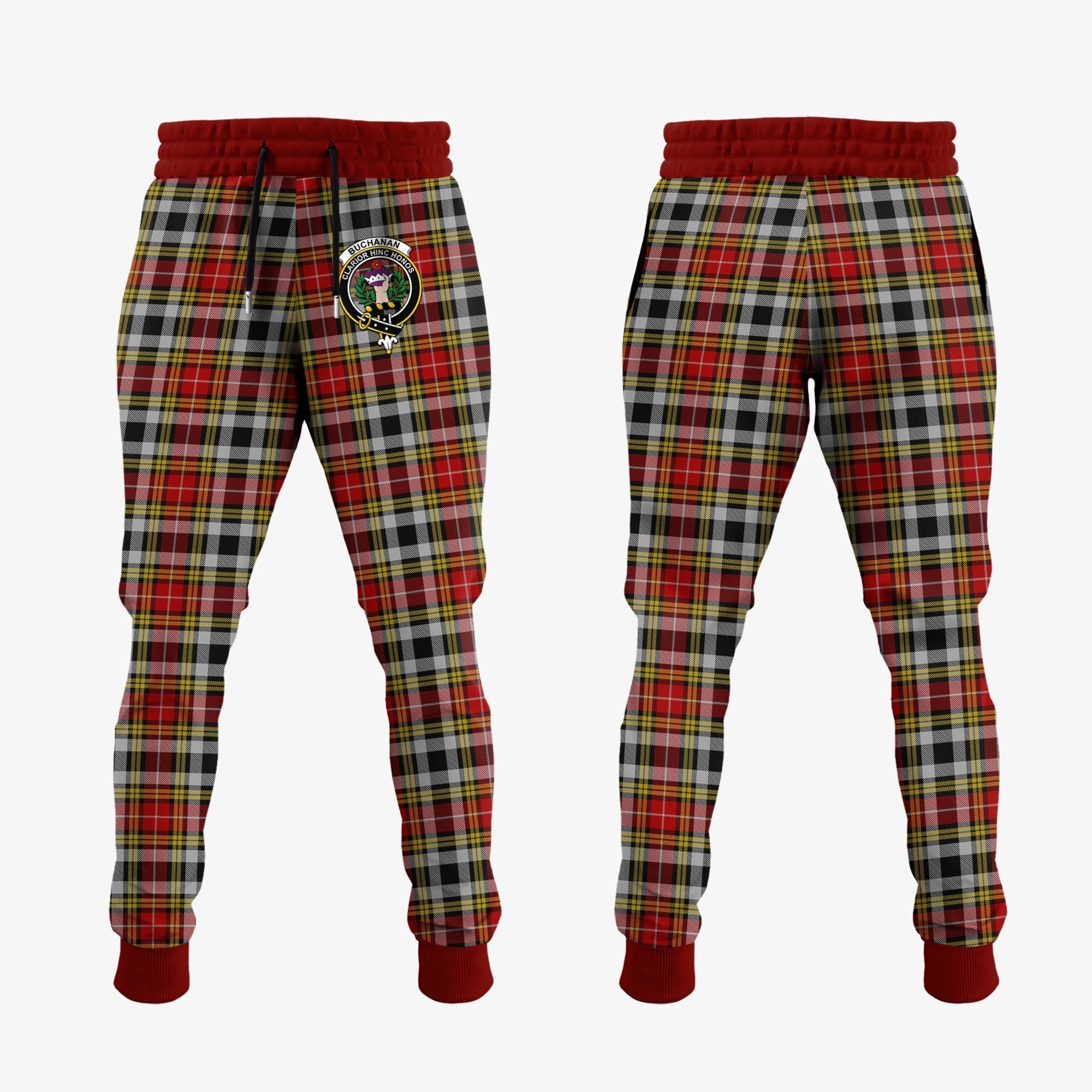 Buchanan Old Dress Tartan Crest Jogger Sweatpants Sale