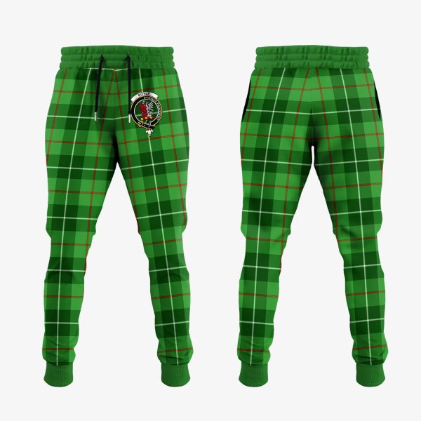 Boyle Tartan Crest Jogger Sweatpants Online now