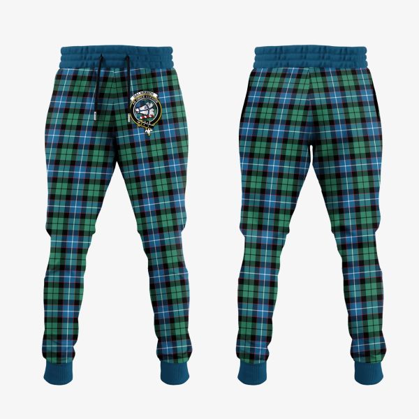 Galbraith Ancient Tartan Crest Jogger Sweatpants For Sale