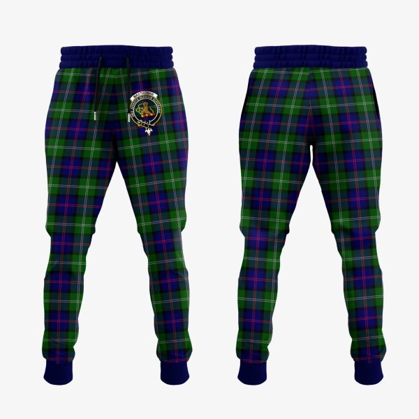MacThomas Modern Tartan Crest Jogger Sweatpants Online