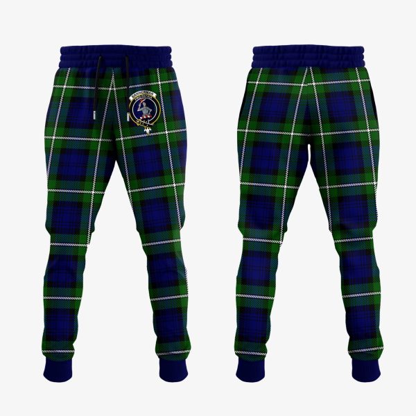 Bannerman Tartan Crest Jogger Sweatpants For Cheap