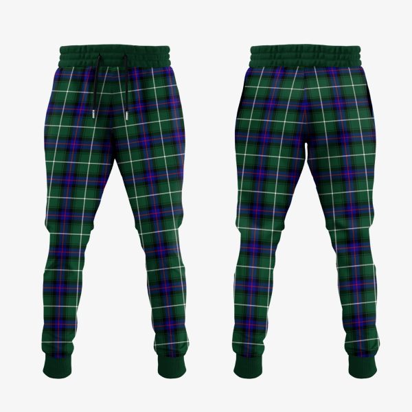 MacDonald Of The Isles Hunting Modern Tartan Crest Jogger Sweatpants For Discount - Image 2