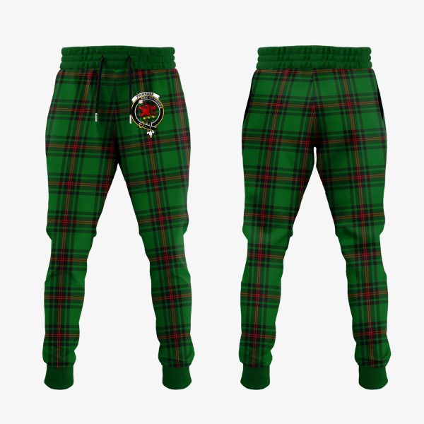Primrose Tartan Crest Jogger Sweatpants Discount