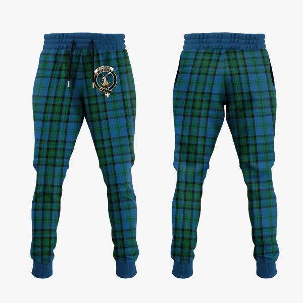 Matheson Hunting Tartan Crest Jogger Sweatpants For Cheap