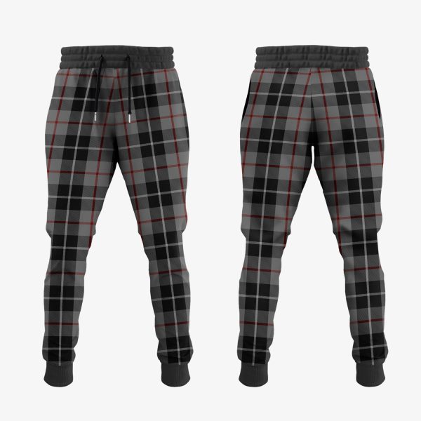 Thompson Grey Tartan Crest Jogger Sweatpants Online now - Image 2