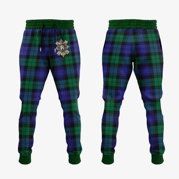 Black Watch Modern Of Canada Tartan Crest Jogger Sweatpants Online Sale