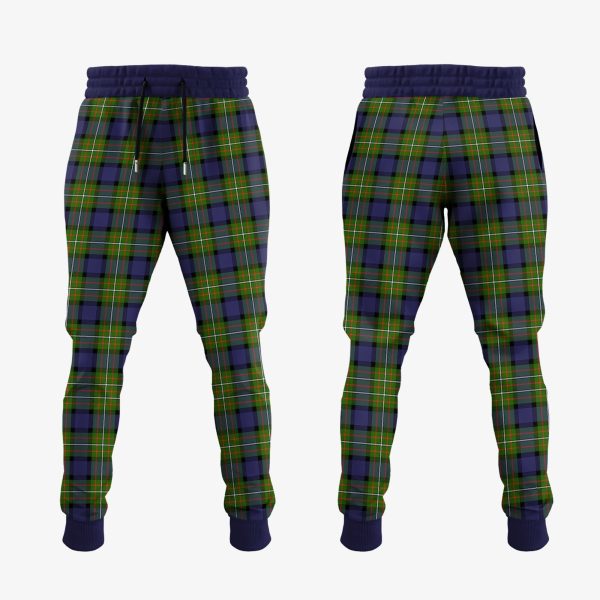Ferguson Modern Tartan Crest Jogger Sweatpants Supply - Image 2