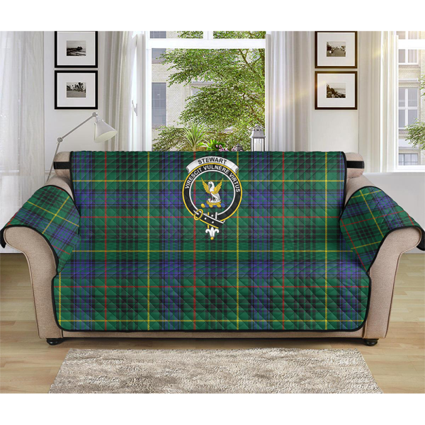 Stewart Hunting Modern Tartan Crest Sofa Protector on Sale - Image 3