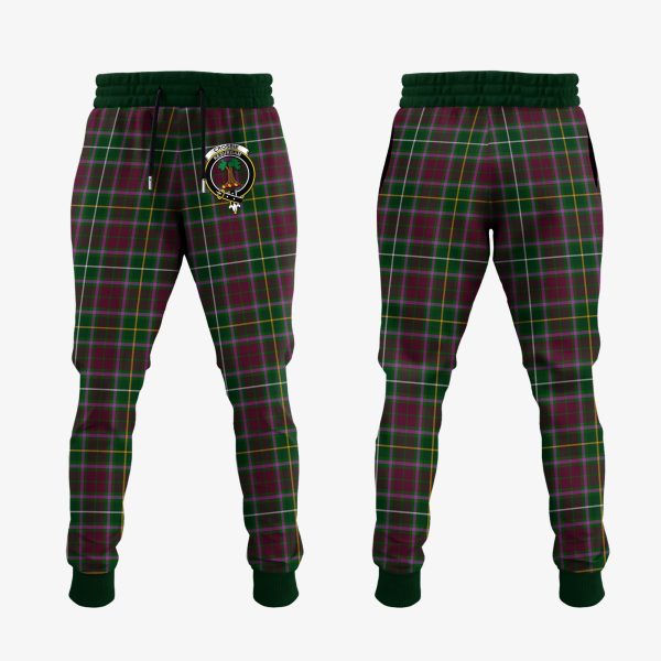 Crosbie Tartan Crest Jogger Sweatpants Cheap