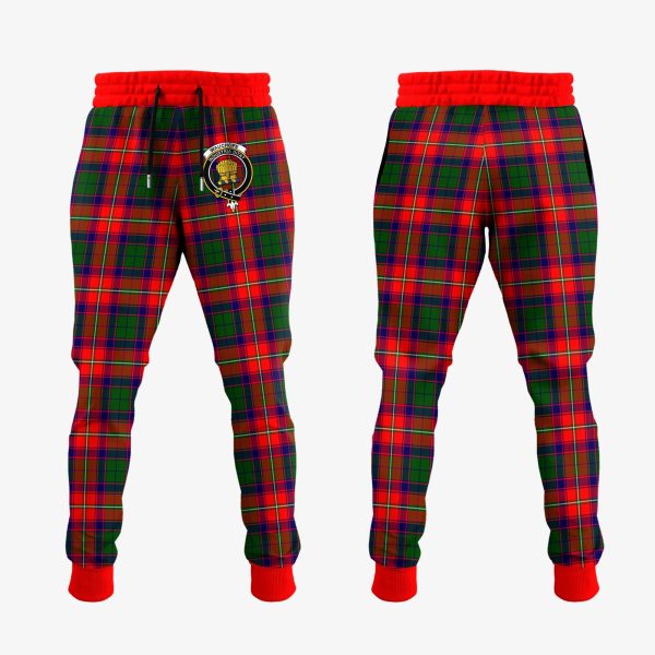 Wauchope Tartan Crest Jogger Sweatpants Hot on Sale