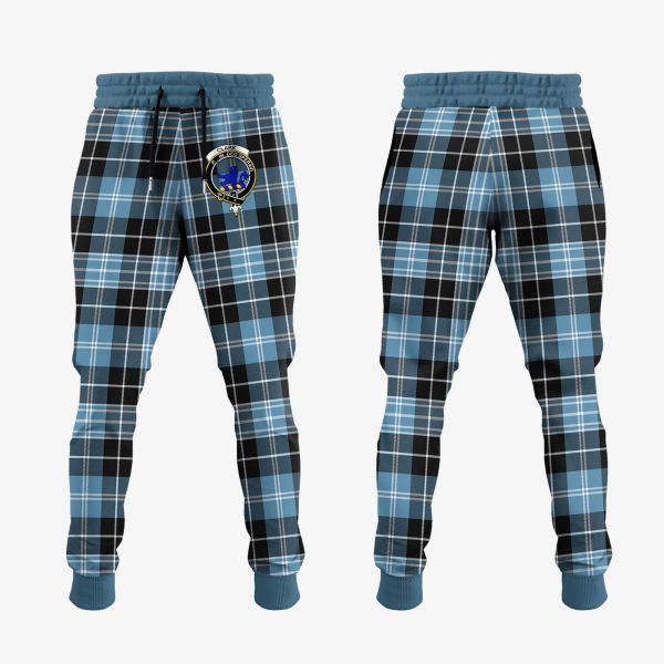 Clark (Lion) Ancient Tartan Crest Jogger Sweatpants For Sale