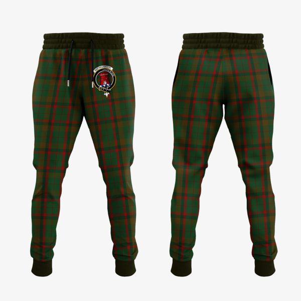 Macnaughton Hunting Tartan Crest Jogger Sweatpants Online