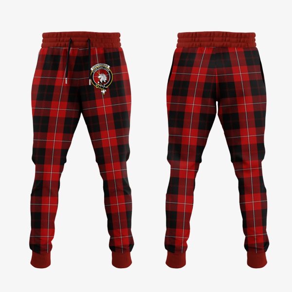 Cunningham Tartan Crest Jogger Sweatpants Hot on Sale