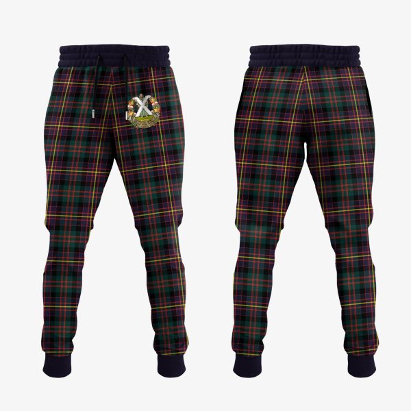 Cameron Highlanders Of Ottawa Tartan Crest Jogger Sweatpants on Sale