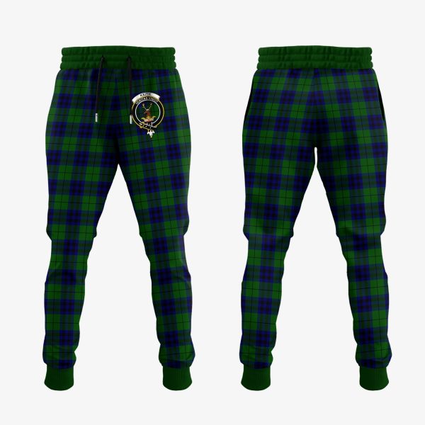 Keith Modern Tartan Crest Jogger Sweatpants For Cheap