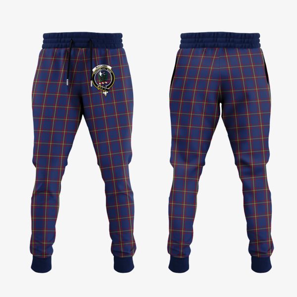 MacLaine Of Lochbuie Tartan Crest Jogger Sweatpants Supply