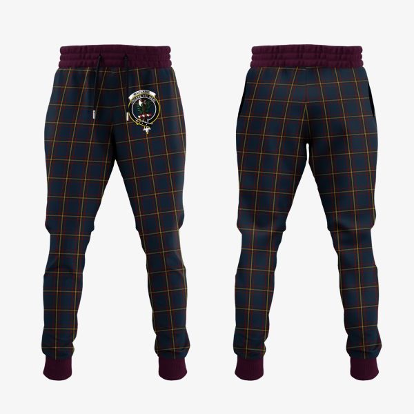 MacLaine Of Lochbuie Hunting Tartan Crest Jogger Sweatpants Discount