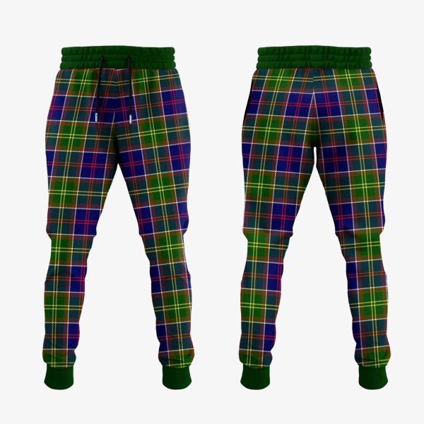 Whitefoord Modern Tartan Crest Jogger Sweatpants Online now - Image 2