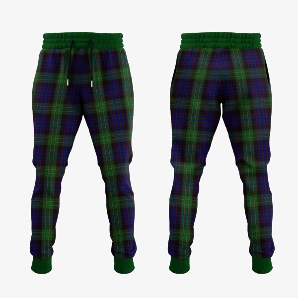 Nicolson Green Hunting Tartan Crest Jogger Sweatpants Supply - Image 2