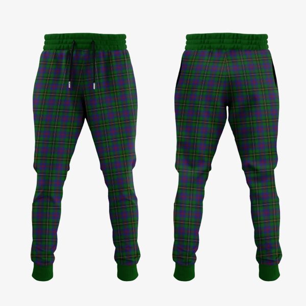 Wood Tartan Crest Jogger Sweatpants Online - Image 2