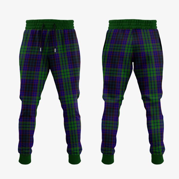 Lumsden Green Tartan Crest Jogger Sweatpants Online Hot Sale - Image 2