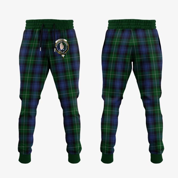 Lamont 2 Tartan Crest Jogger Sweatpants For Sale