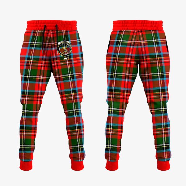 Stewart Royal Tartan Crest Jogger Sweatpants Online Hot Sale