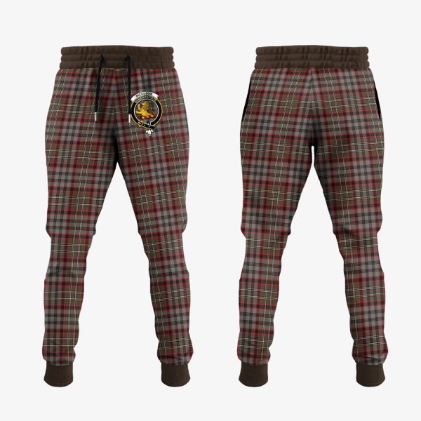 Nicolson Hunting Weathered Tartan Crest Jogger Sweatpants Sale