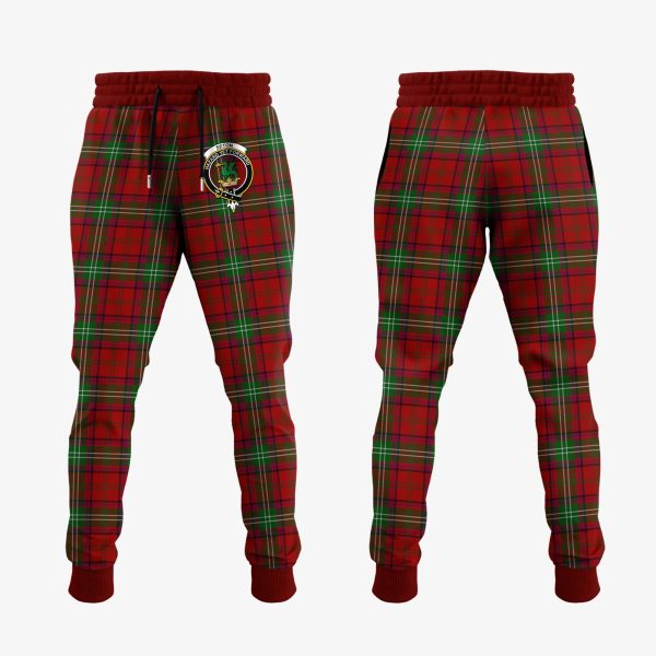 Seton Tartan Crest Jogger Sweatpants Discount